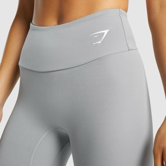 Gymshark Seamless 2.0 Training Leggings Light Grey Size Small Women's - Picture 1 of 16